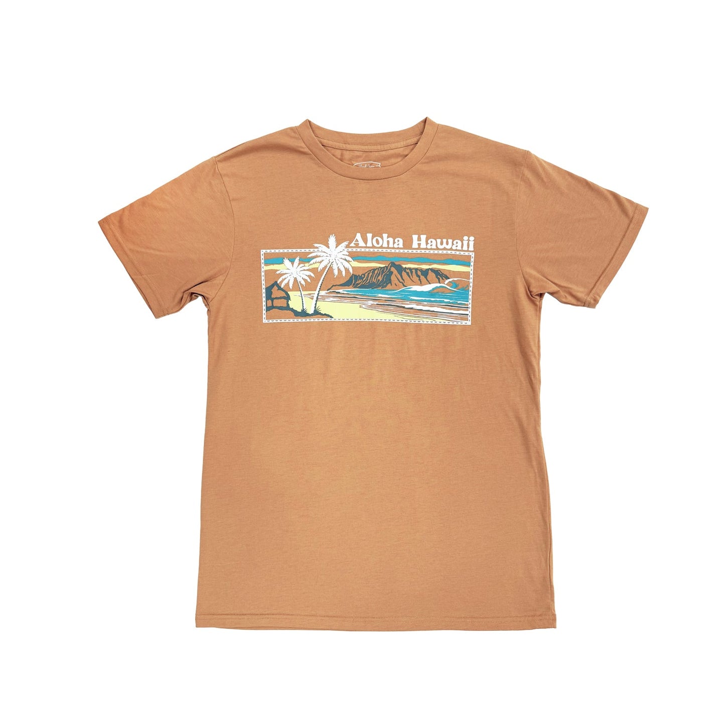MIXED BLEND SHORT SLEEVE T-SHIRT: Aloha Hawaii