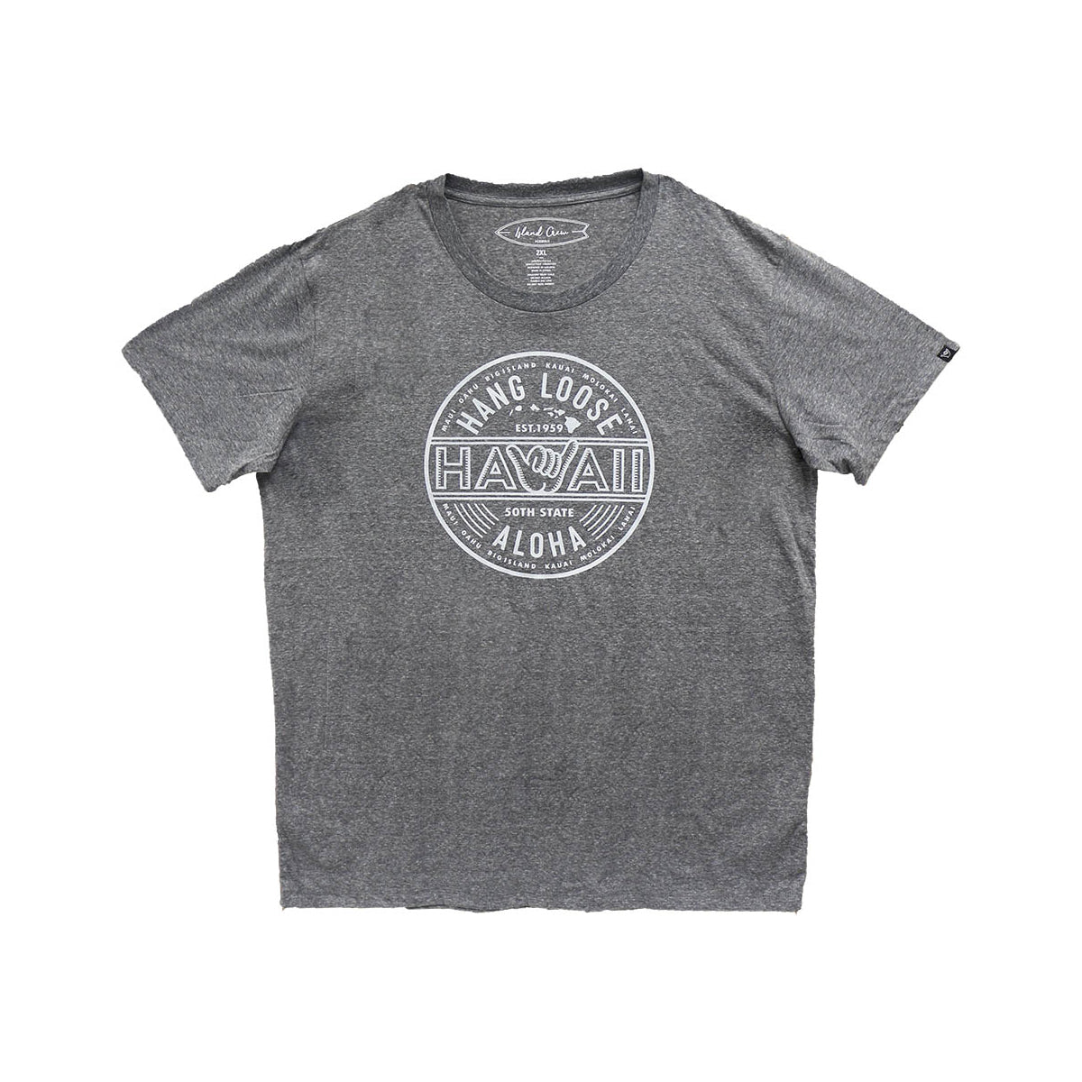Tri-Blend Short Sleeve T-Shirt: SHAKA HAWAII
