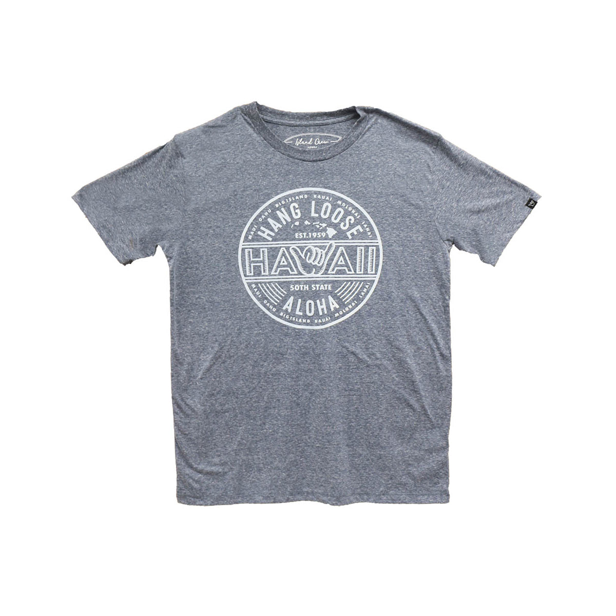 Tri-Blend Short Sleeve T-Shirt: SHAKA HAWAII