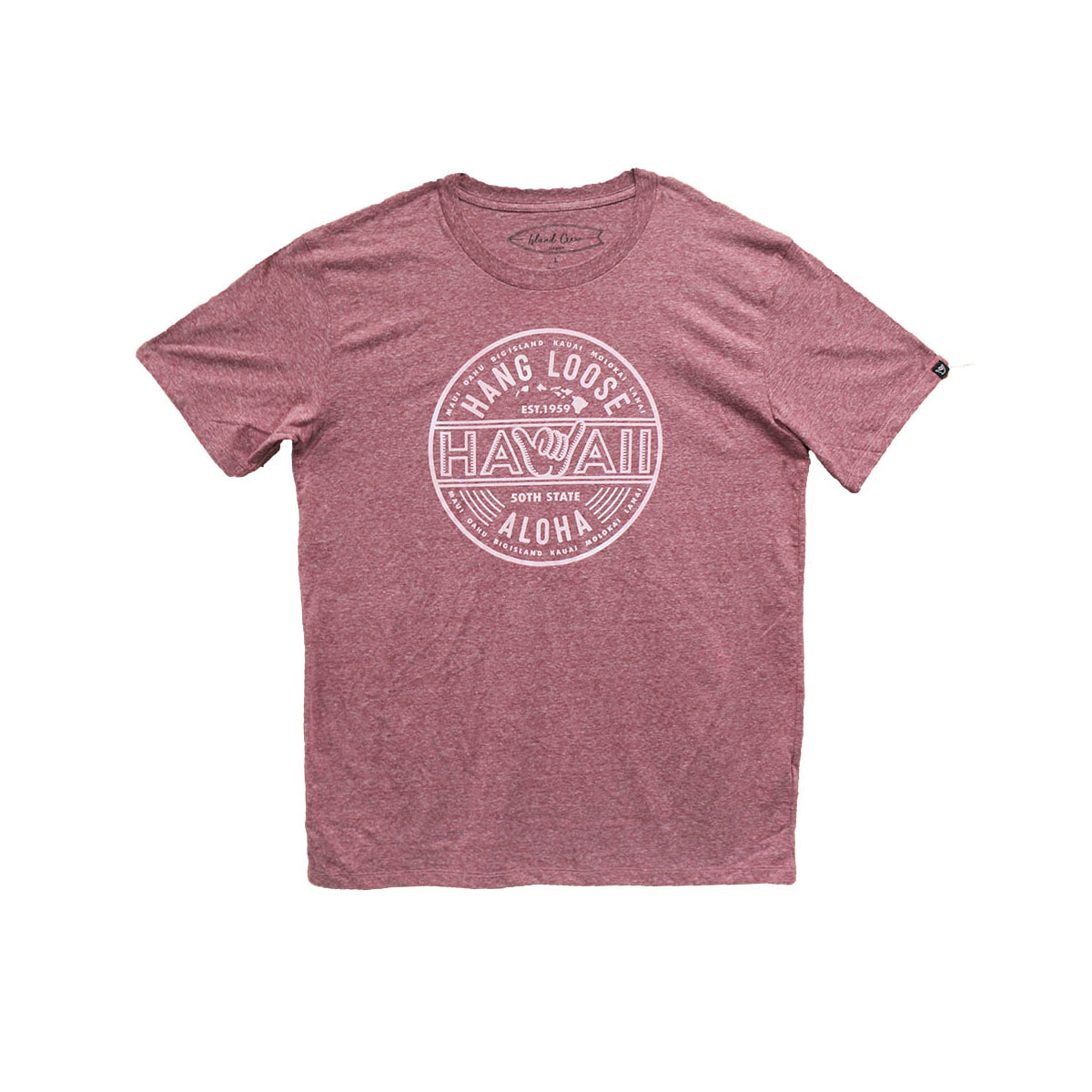 Tri-Blend Short Sleeve T-Shirt: SHAKA HAWAII