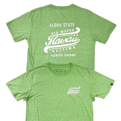 Tri-Blend Short Sleeve T-Shirt: Big Waves
