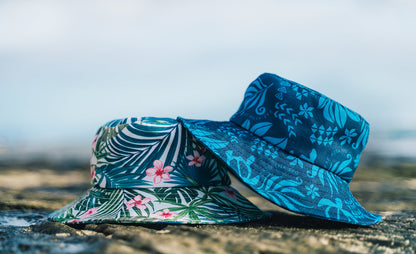 BUCKET HAT : Monstera W/ Honu