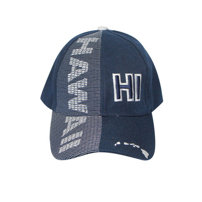 CAP: HI HAWAII W/ ISLAND LOGO
