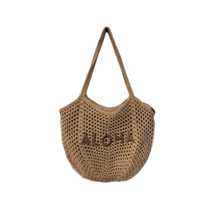 CROCHET TOTE BAG : Aloha