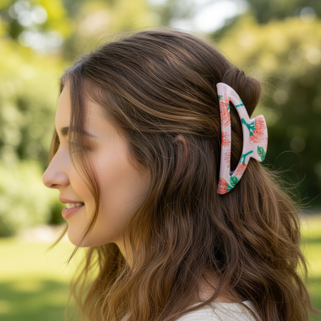 ACRYLIC HAIR CLIP CLAW: Hawaii Designs