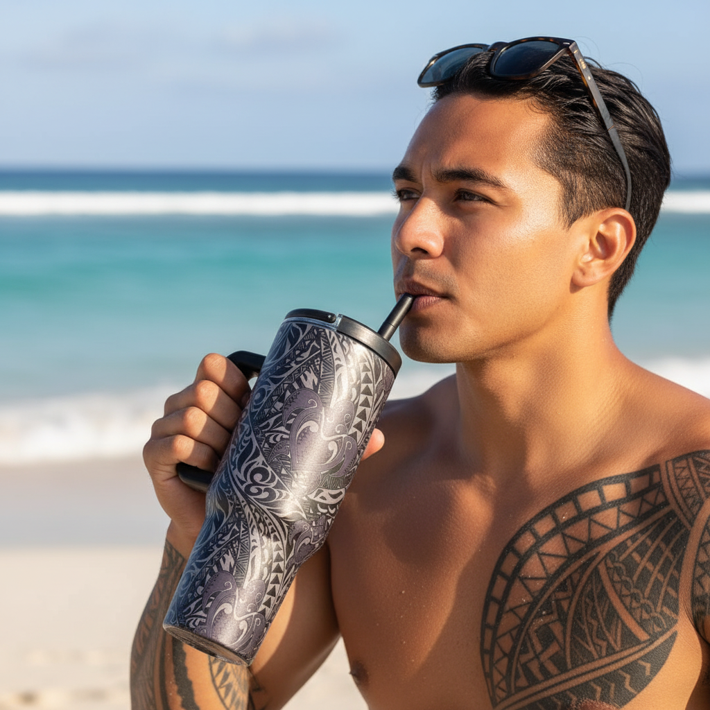 INSULATED TUMBLER: Tapa Honu