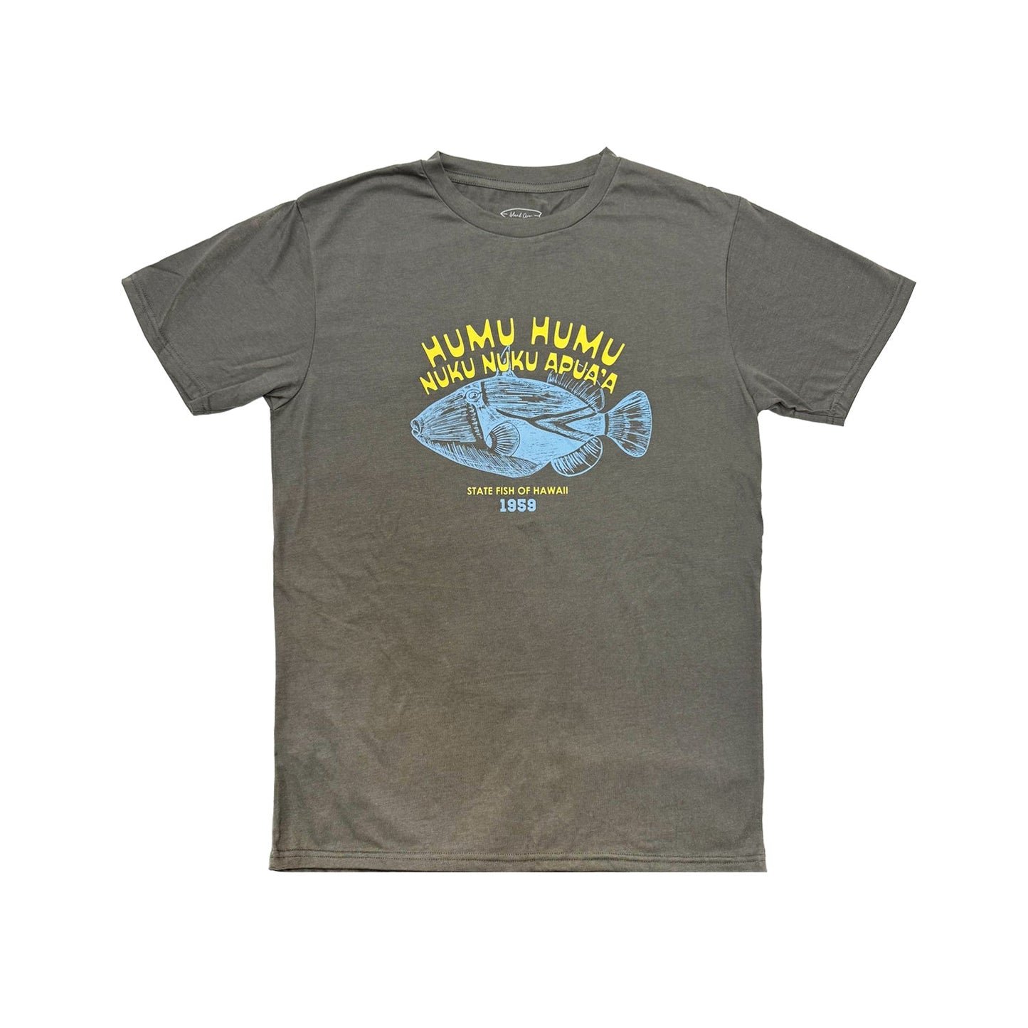 MIXED BLEND SHORT SLEEVE T-SHIRT: Humuhumunukunukuāpuaʻa