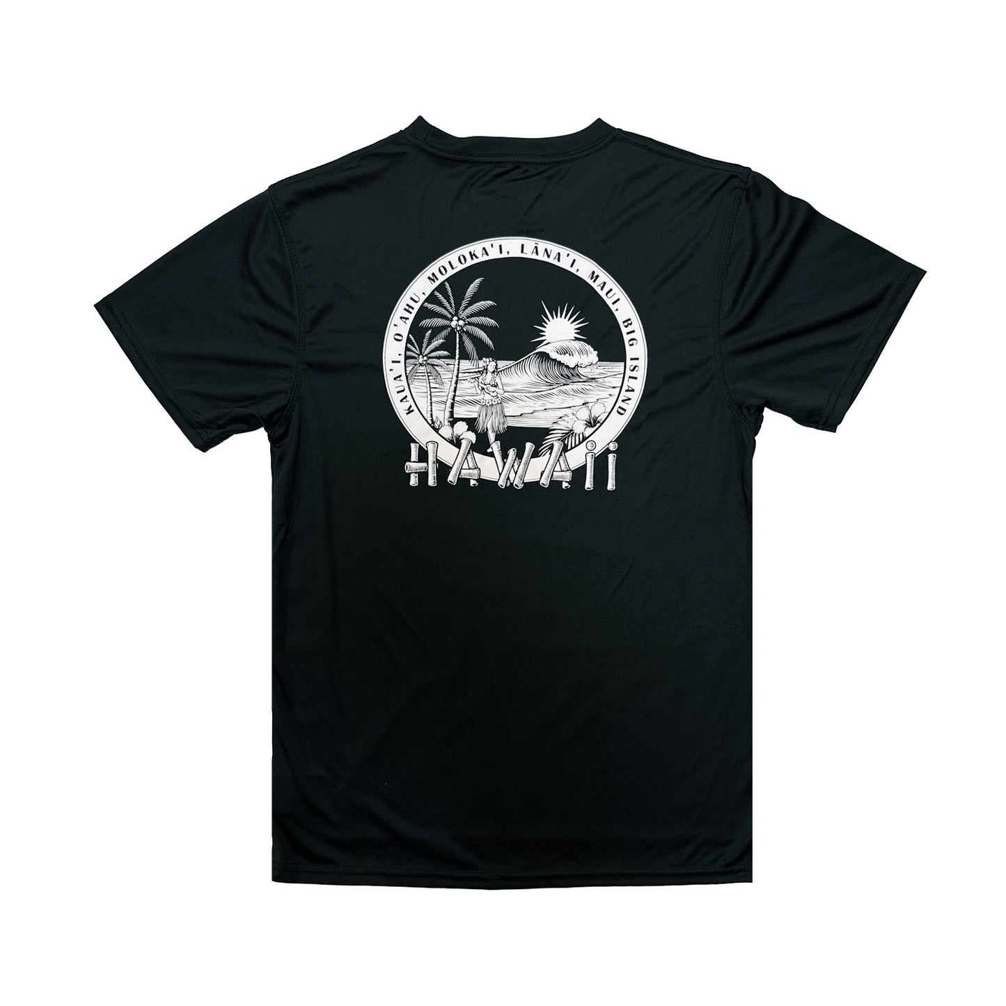 COOL SHORT SLEEVE T-SHIRT: Hula Girl Hawaii