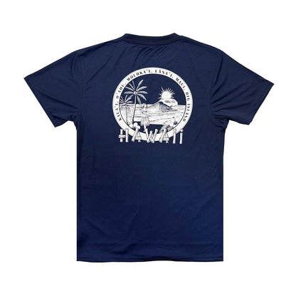 COOL SHORT SLEEVE T-SHIRT: Hula Girl Hawaii