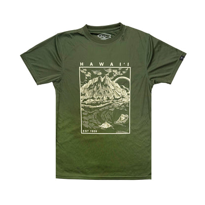COOL SHORT SLEEVE T-SHIRT: Ko'olau Mt.