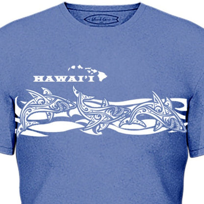 Tri-Blend Short Sleeve T-Shirt: Shark