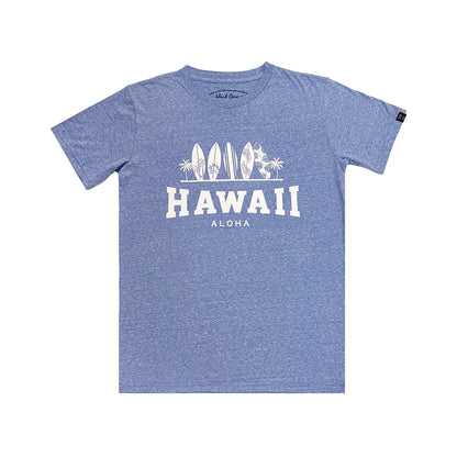 TRI-BLEND SHORT SLEEVE T-SHIRT: Hawaii Surfboard