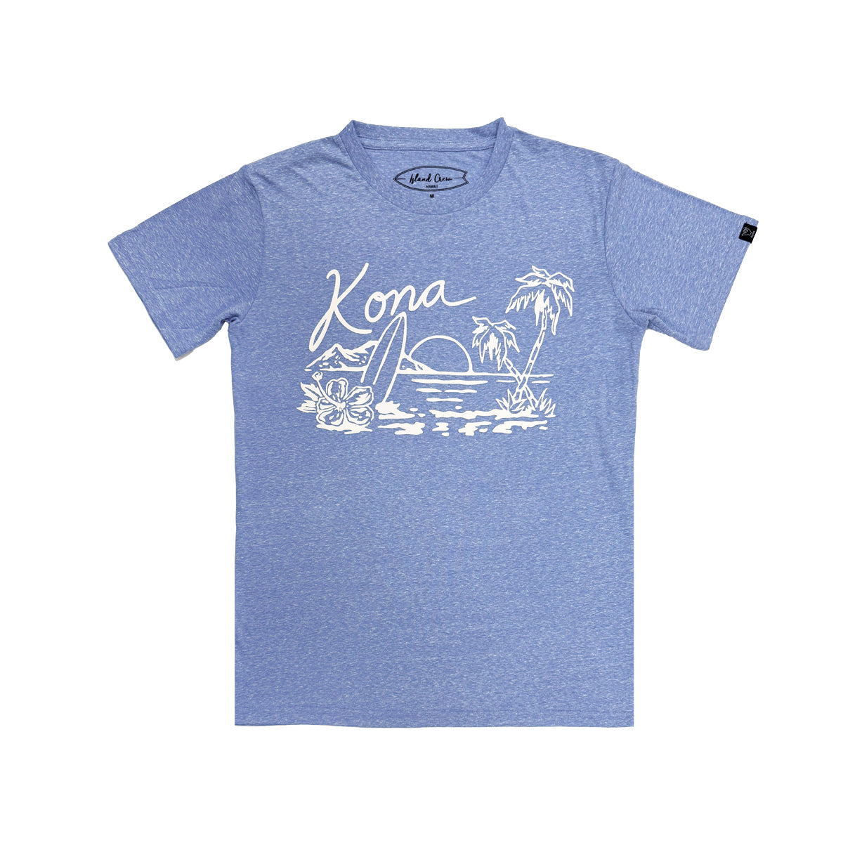 TRI-BLEND SHORT SLEEVE T-SHIRT: Kona Island