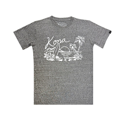 TRI-BLEND SHORT SLEEVE T-SHIRT: Kona Island