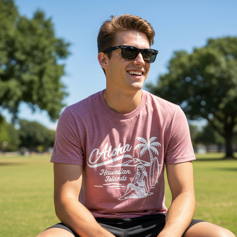 TRI-BLEND SHORT SLEEVE T-SHIRT: Hawaiian Islands