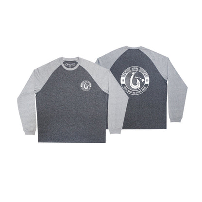 LONG SLEEVE RAGLAN: FISH HOOK