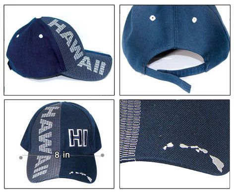 CAP: HI HAWAII W/ ISLAND LOGO