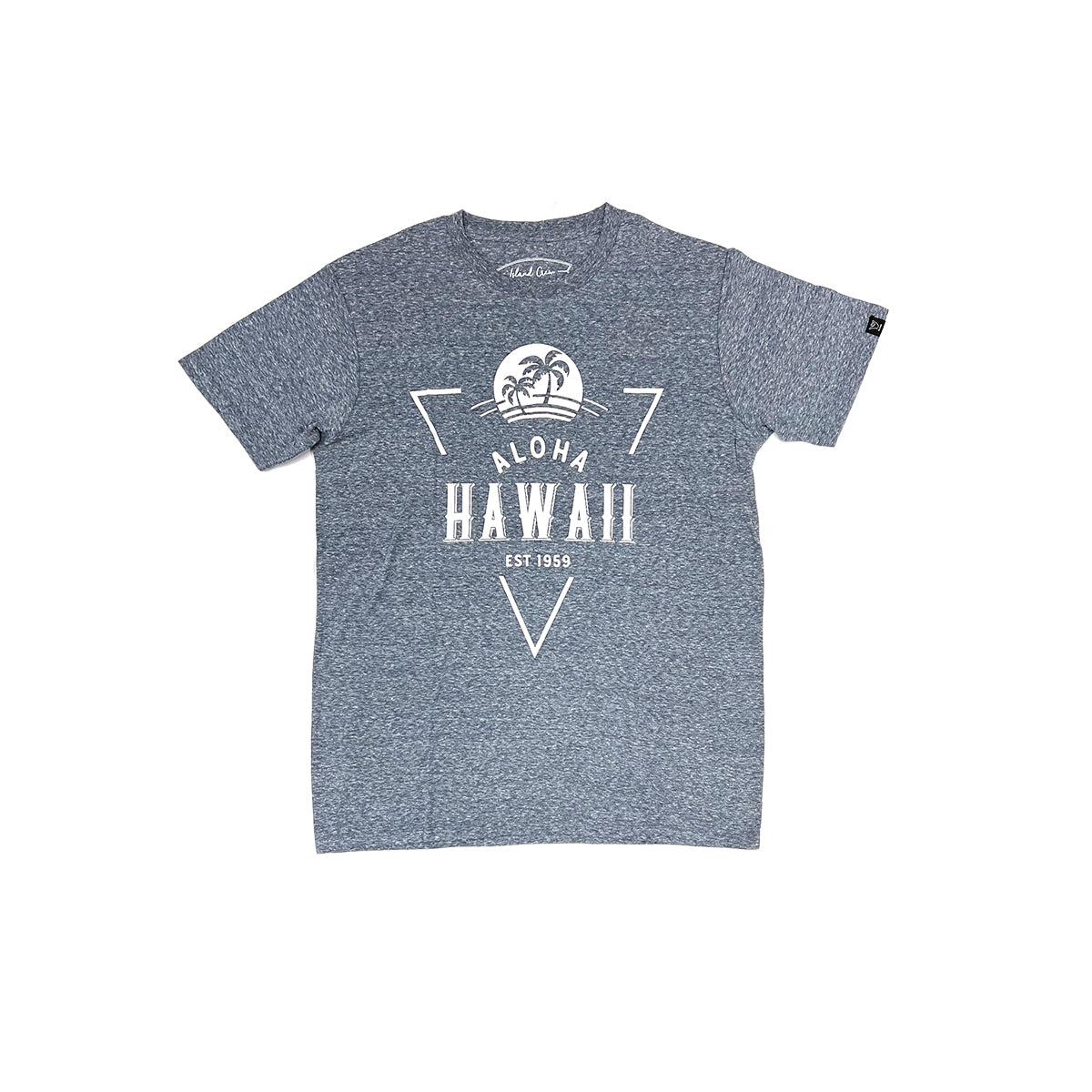 Tri-Blend Short Sleeve T-Shirt: Tropical Palms