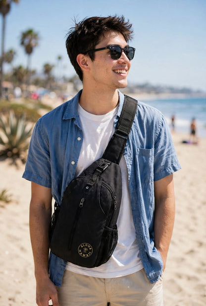 CROSSBODY SLING BACKPACK: Aloha Hawaii