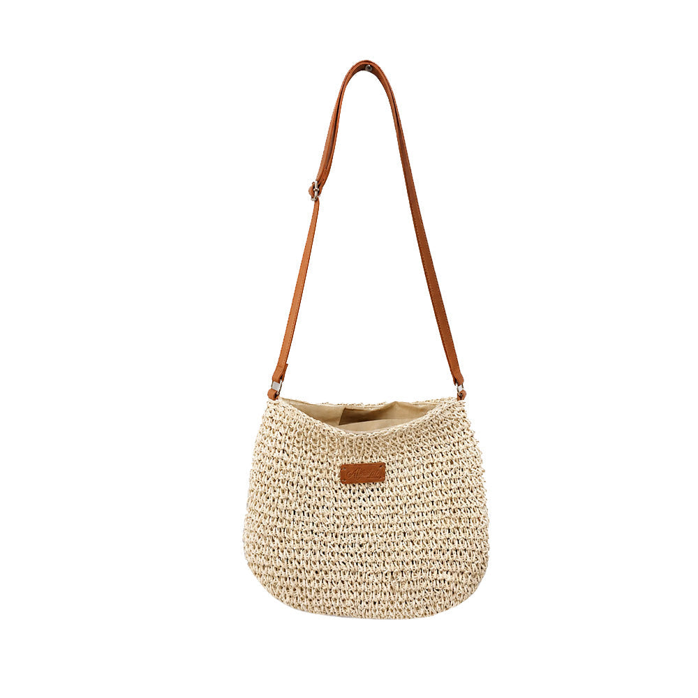STRAW CROSSBODY BAG: Aloha Hawaii