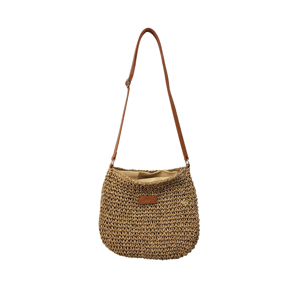 STRAW CROSSBODY BAG: Aloha Hawaii