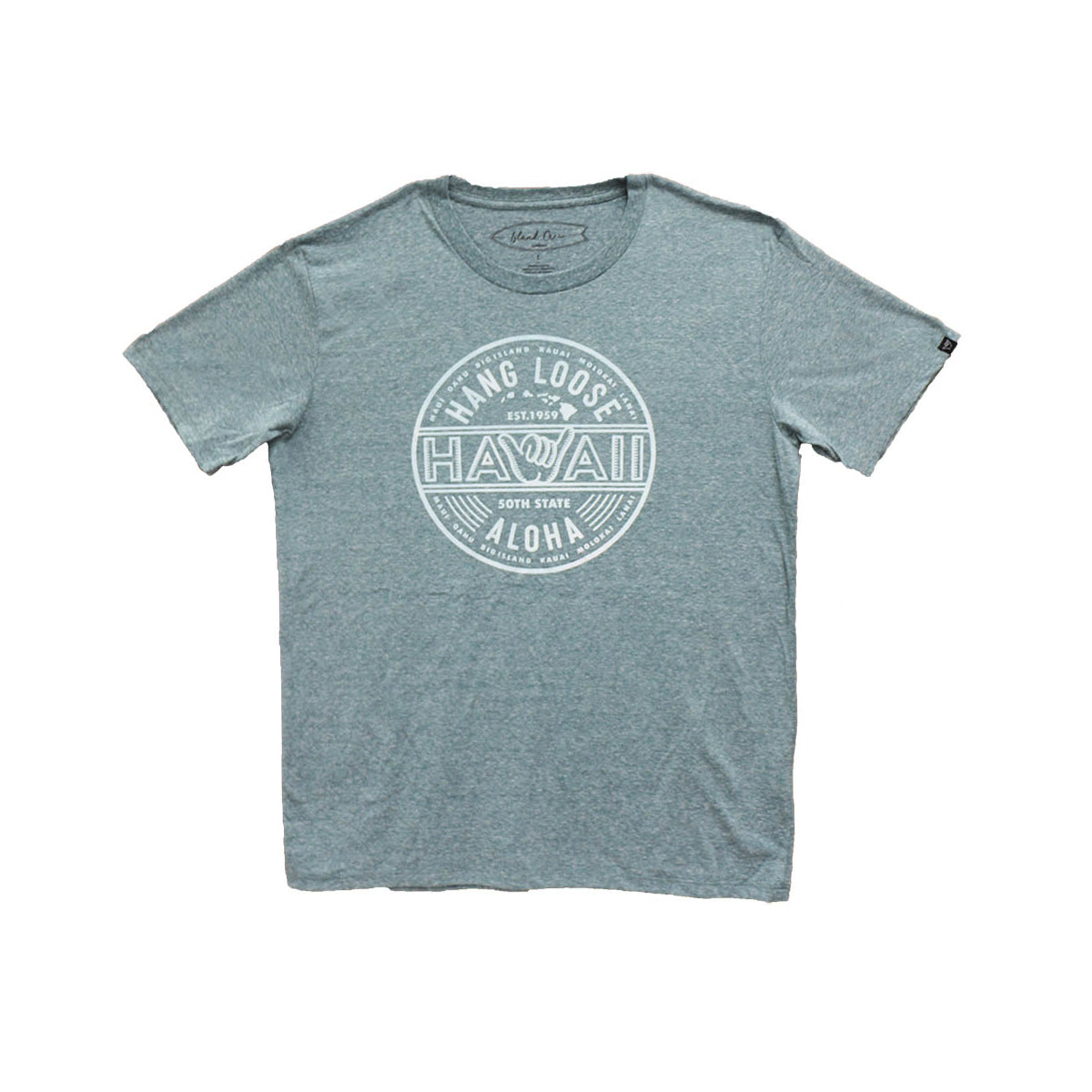 Tri-Blend Short Sleeve T-Shirt: SHAKA HAWAII