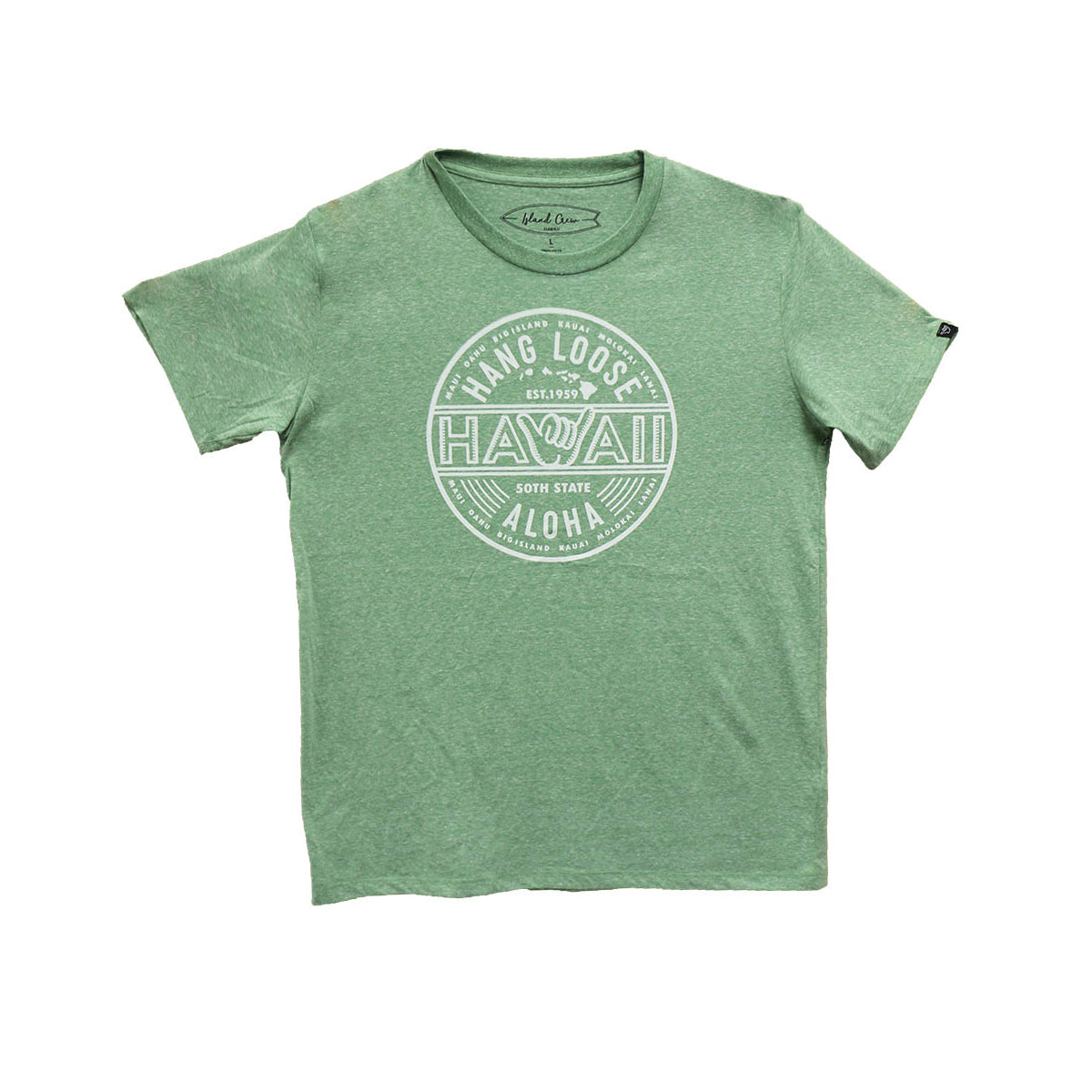 Tri-Blend Short Sleeve T-Shirt: SHAKA HAWAII