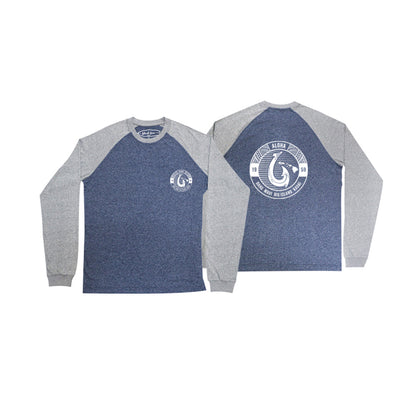 LONG SLEEVE RAGLAN: FISH HOOK