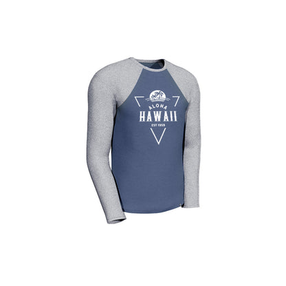 LONG SLEEVE RAGLAN: Tropical Palms
