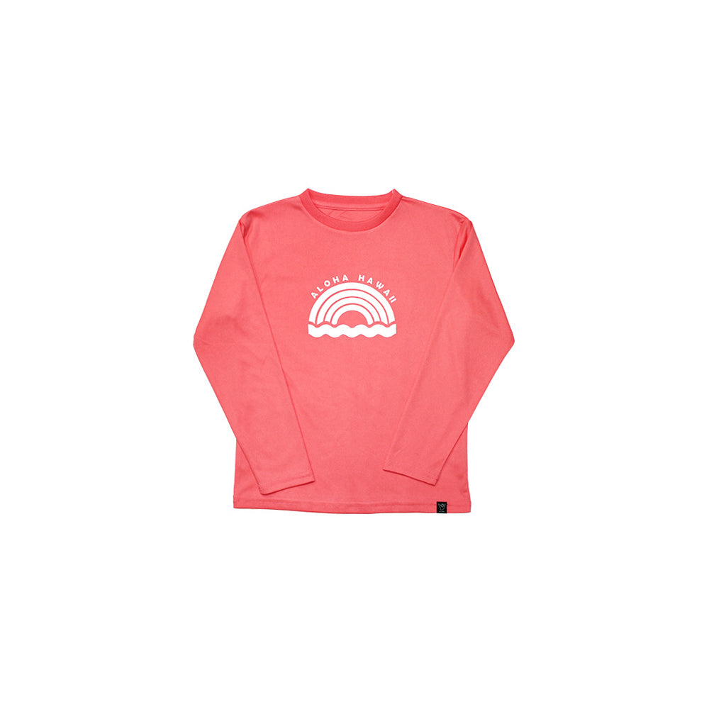 Kids' Cool Long Sleeve T-Shirt: ALOHA RAINBOW