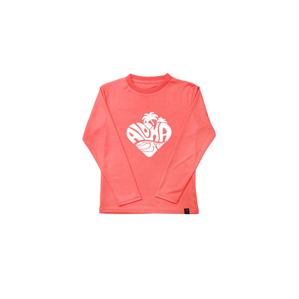 Kids' Cool Long Sleeve T-Shirt: ALOHA HEART