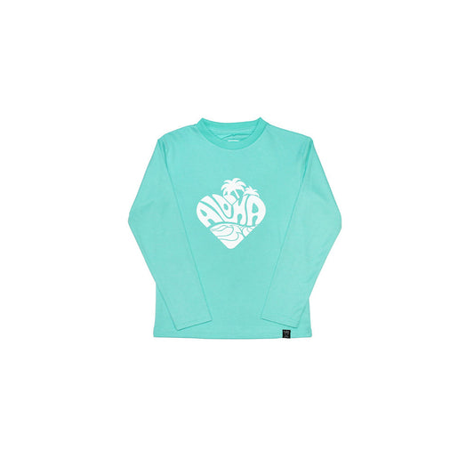 Kids' Cool Long Sleeve T-Shirt: ALOHA HEART