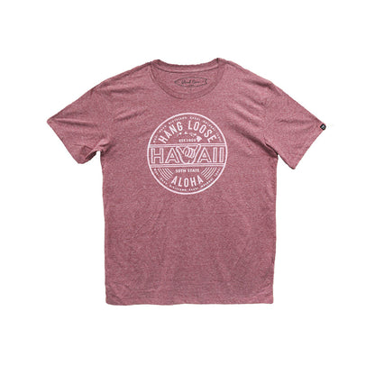 Tri-Blend Short Sleeve T-Shirt: SHAKA HAWAII